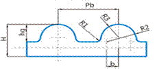 G·Y齒同步帶設(shè)計(jì)圖